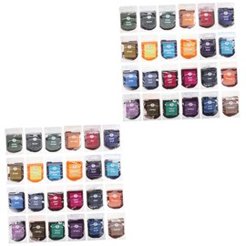 Operitacx 2 Pieces 24 Tie-Dye Powder Kits Tie Dye Set for Children Tie Shirt Kit Ties for Tie Dye Kit Clothing Colouring Packages Multicoloured Tie-dye Pigment Kit Synthetic Colour Powder