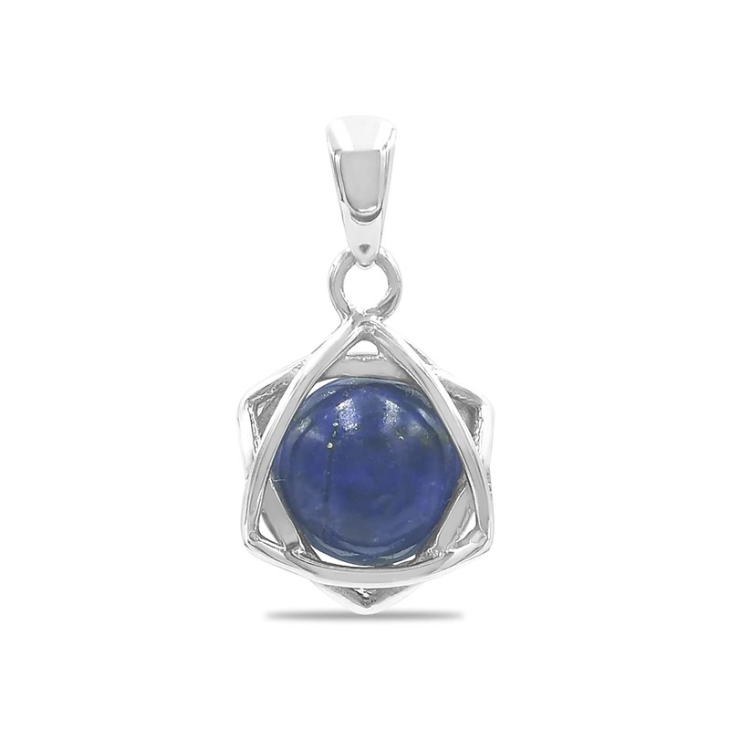 Starborn Piedra preciosa esférica de plata de ley de 6
