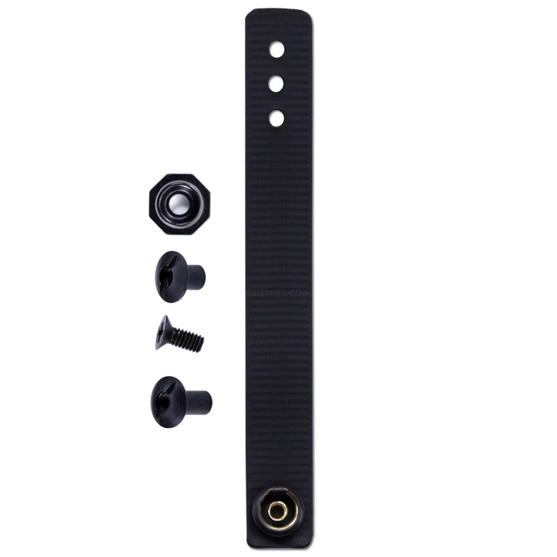 IWB/OWB Soft Belt Loop w/Engraved Buckshot Snap - Pull-The-Dot Closure