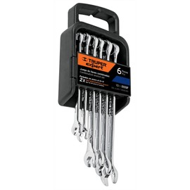 Truper Expert JC-6M, Juego de llaves combinadas, 6 piezas, pulidas, milimétricas