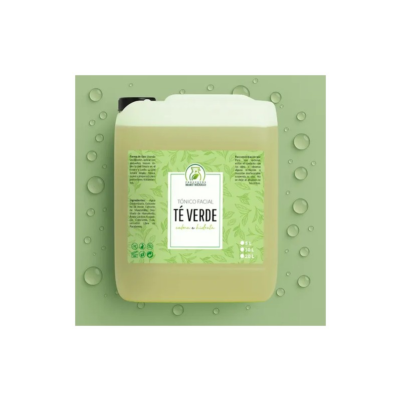 Tónico Facial De Té Verde (5 Litros)