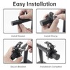 Motorcycle Light Bar Mount Brackets CNC Aluminum Fork Tube Clamps