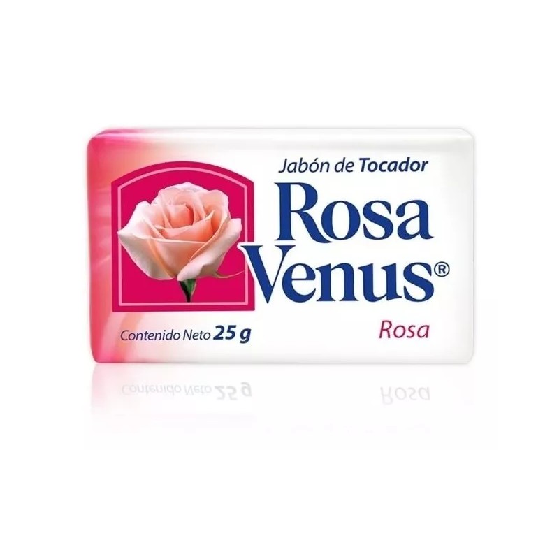 Rosa Venus Jabón De Tocador 25g