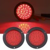 Luces Traseras de Remolque LED Rojas Redondas Freno de Parada