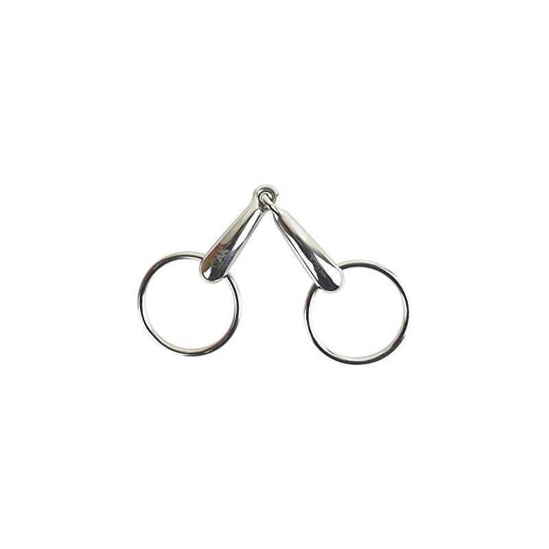 AK Loose Ring Single Jointed Snaffle Hollow Horse Riding Bit