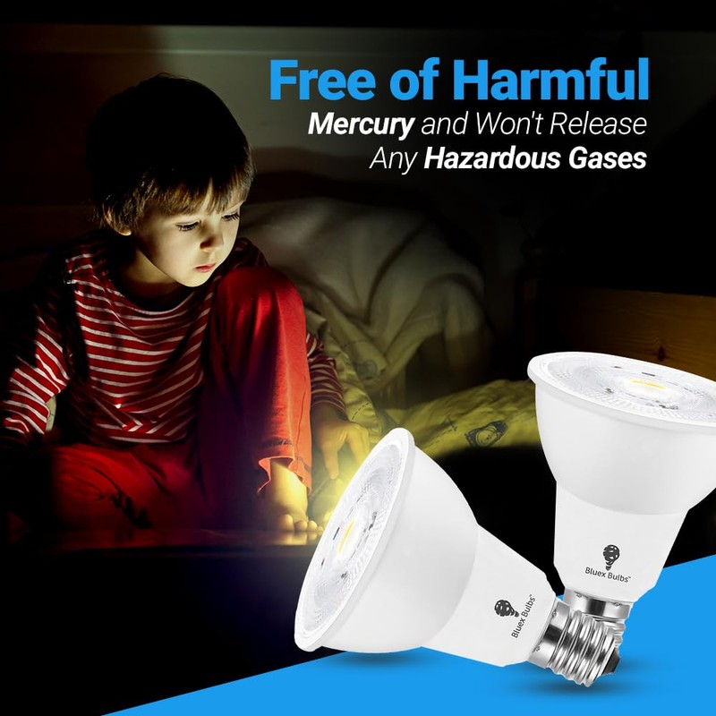 4 Pack R14 LED Bulb 6W E17 Base Mini Spotlight