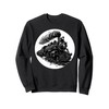 Locomotive with coal for railway outfit lovers sweatshirt, black