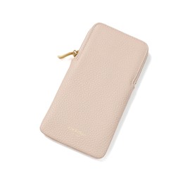 Cockatoo Leather Sunglasses Case Soft Zipper Eyeglass Pouch for Women Men (Macaron Pink)