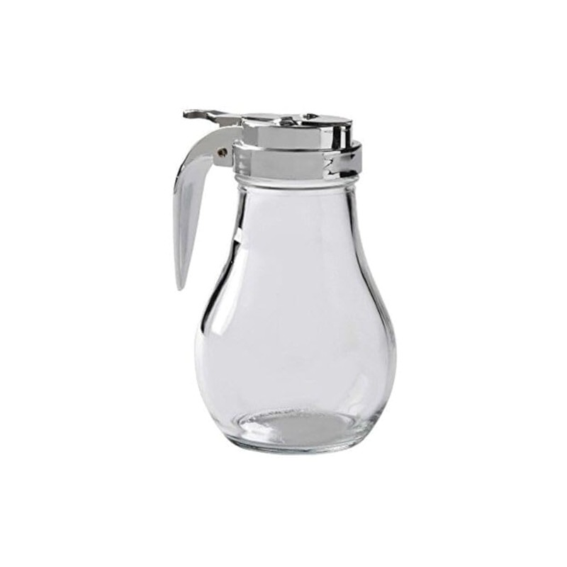 Great Credentials© Syrup Dispenser with Cast Zinc Top, 14-Ounce (1,