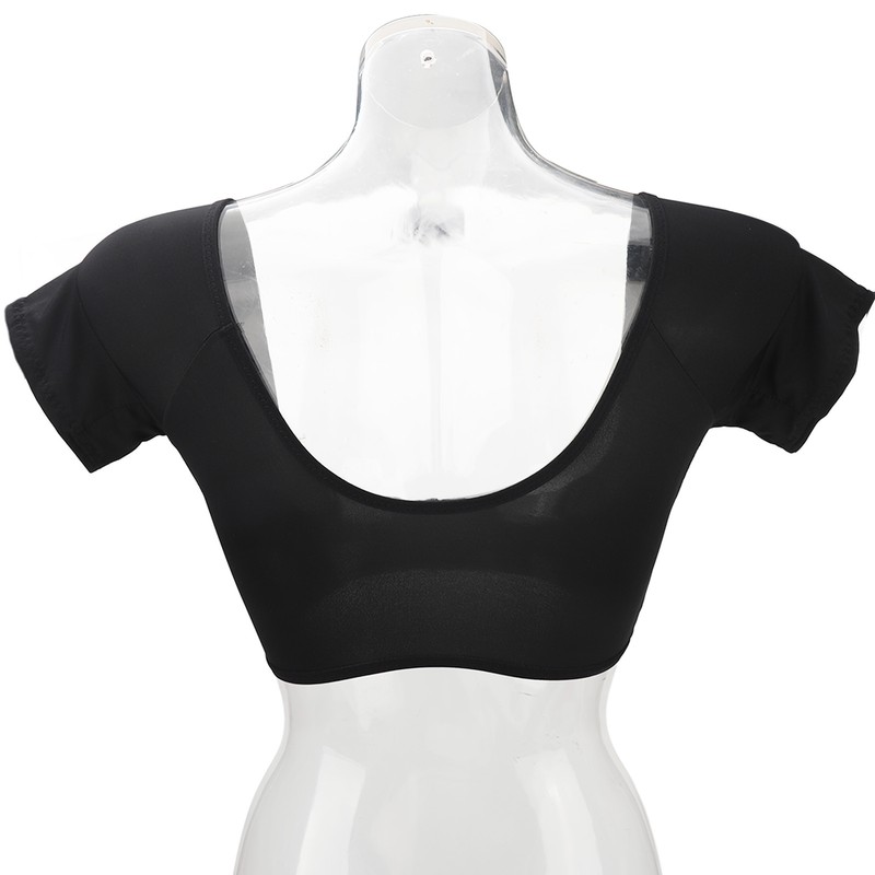 Underarm Sweat Vest Black Breathable Washable Quick Drying Armpit Sweat