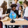 KISEER 8 Inch World Globe with Stand Rotating Earth Spinning