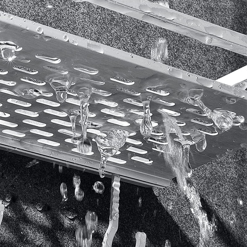 dophee 40cm Shower Caddy, Rectangle Aluminum Bathroom Shower Organizers Bath