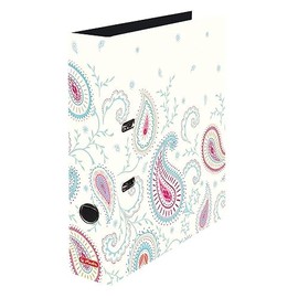 Herlitz maX.file A4 Folder 8 cm Paisley White Pack of 1