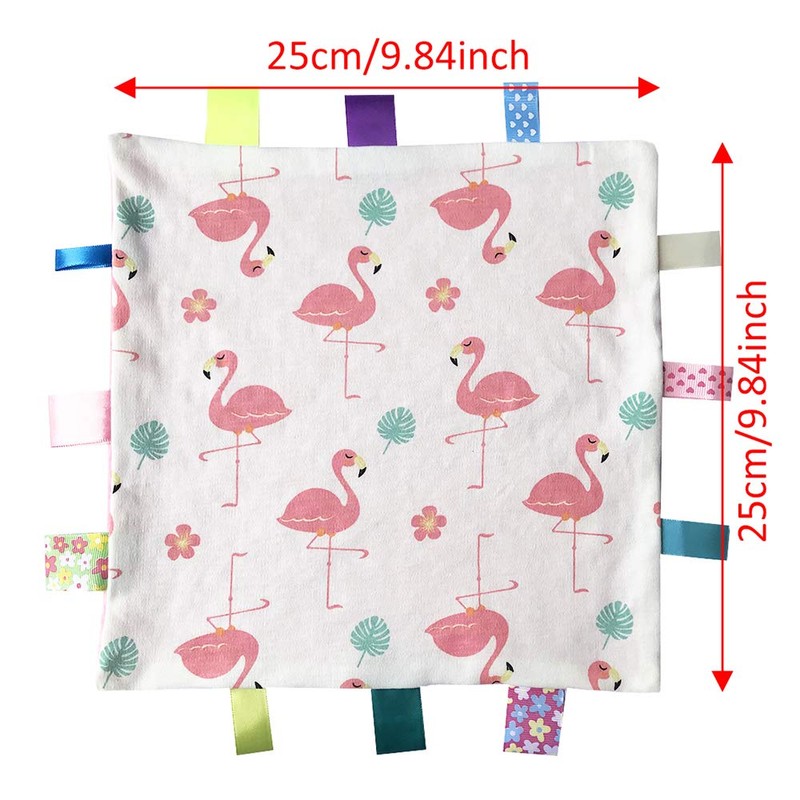 Baby Pink Comforter Blanket with Tag - Flamingo Animal Security