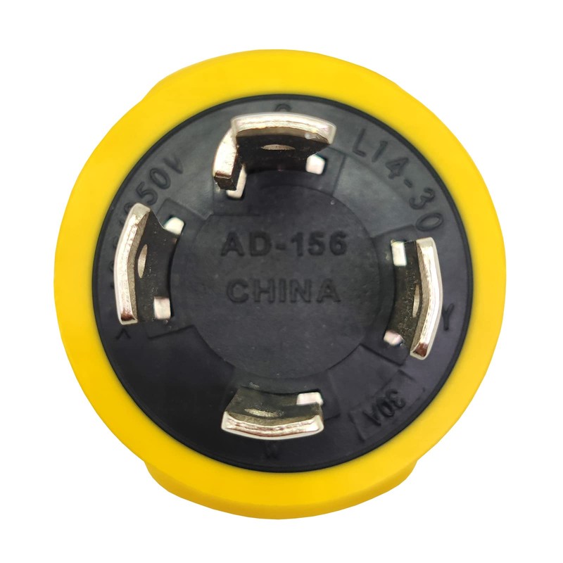 Parkworld 62961 NEMA L14-30P to 14-30R Adapter 4-Prong Generator 30A