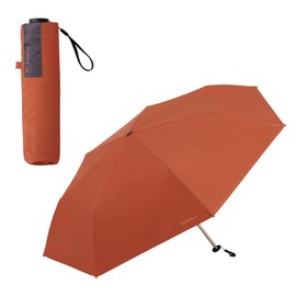 Wpc. SIP-001-102 Parasol SiNCA MINI 50 7K Red [Light Shading Ratio / 99.9% UV Reduction/Thermal / Rain Resistance] Folding Umbrella, Lightweight, Windproof, 15m/s for Work or School Commutes, Travel,
