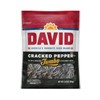 DAVID Roasted and Salted Cracked Pepper Jumbo Sunflower Seeds, Keto