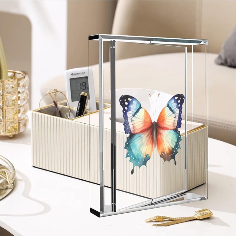 irbaniland 5x7 Rotating Acrylic Photo Frame Photos Frame Photo Frame