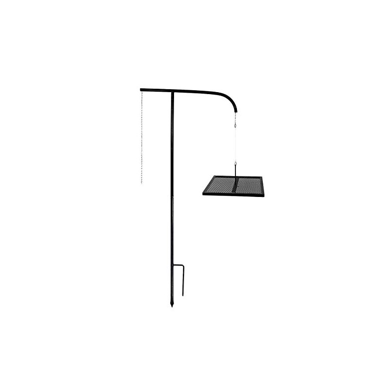 GameMaker Open Fire Swing Grill | Portable Camping Grill |