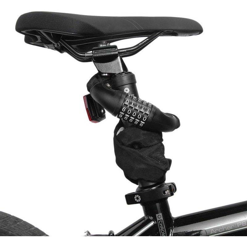 Accessotech Heavy Duty Bicycle Lock 5-Digit Combination Chain 90cm Scooter