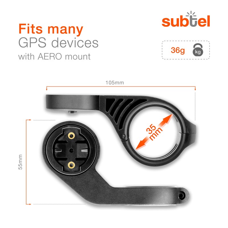subtel Handlebar Mount Compatible for Sigma Sport ROX 12.0 ROX