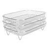3 Layer Fryer Grilling Rack Stainless Steel Fryer Stakable Racks