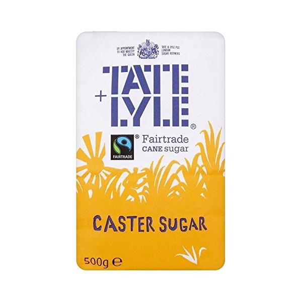 Tate & Lyle Fairtrade Cane Caster Sugar 500g