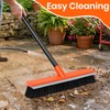 16 Inch Push Broom Heavy-Duty Outdoor Commercial Broom Brush