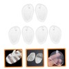 Baluue 6pairs Non- Gel Cushions for -flops Comfortable Forefoot Pads