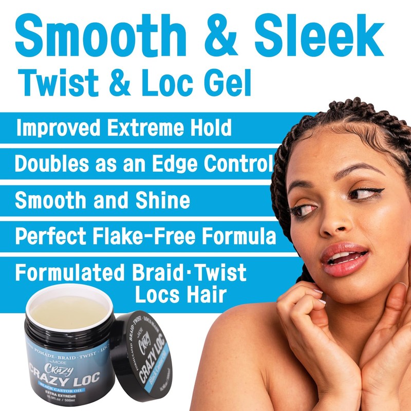 TheMore Crazy Crazy Loc, Super Extra Extreme Hold for Braid,