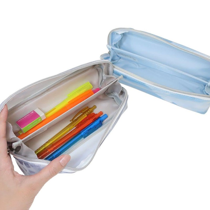 MOTiON Slim Turn Open Pen Case, Gray Sky