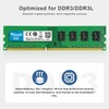 DDR3/DDR3L 16GB Kit(2x8GB) RAM 1600MHz CL11 DIMM Wlizedle Desktop Memory