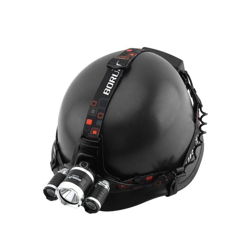 Universal Helmet Holder for Headlights, Fixed Band, One-Touch Type, No