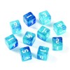 Yourandoll 10pcs Polyhedral Dice D6 Dice 6 Dice 16mm DND