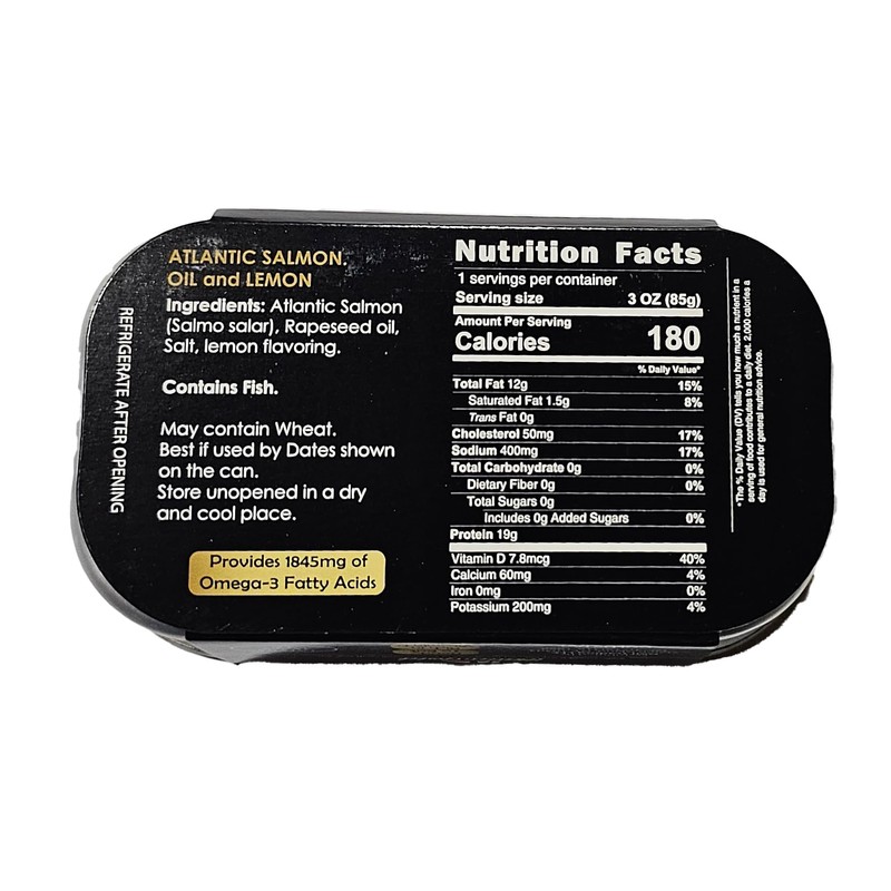 Baltic Gold Atlantic Salmon Fillets - 4.23 oz (120g) -