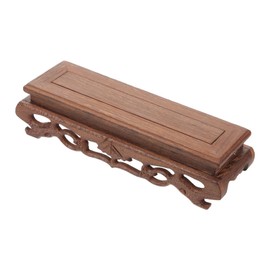 Ciieeo Wooden Plant Display Stand Premium Wood Riser for Potted Plants Decorative Holder for Home Balcony and Living Room and Aesthetic Decor for Gardening and Interior Decoration