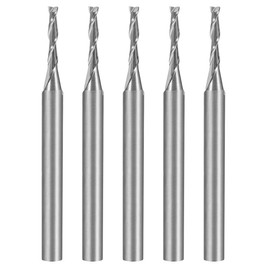 sourcing map 5 Pieces 1/8 Inch Shank 1.5 mm x 8 mm Carbide Flat Spindle Cutter CNC Milling Cutter de