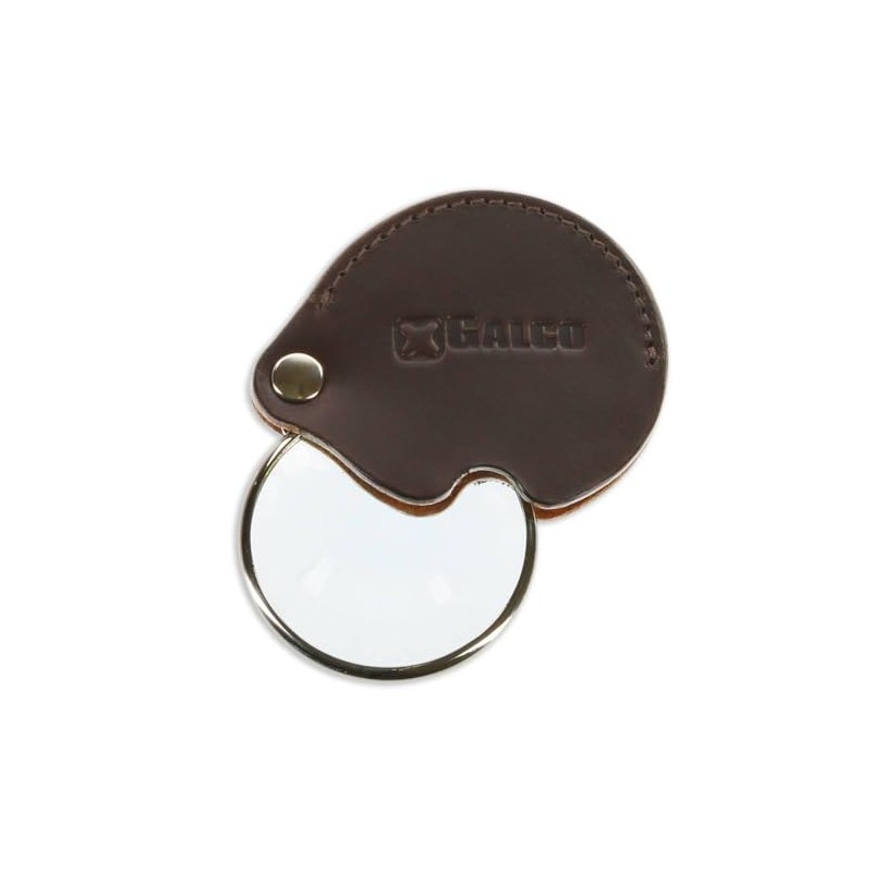 Magnifying Glass with Leather Case (Dark Havana)(SL815DH)