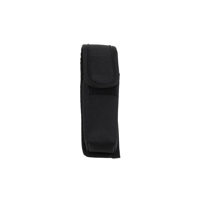 Flashlight pouch, nylon, black, for belt