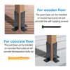 8 PCS Adjustable Deck Post Anchor Base Brackets Fit 1.5x1.5,2x2,2x4,4x4