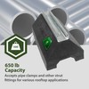 Adamax RTS14-10 Rooftop Support Block with Galvanized Steel Strut |