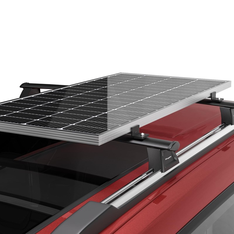 BougeRV Solar Panel Mounting Kit - Fits Auto Cross Bars