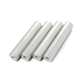 Set of 4 Aluminum Posts (No Screws) Acrylic Audio Rack Common Parts