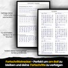PEAK PULSE Workout Planner - Training Diary, Fitness Planner, Fitness