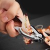 Sunicon Seafood Opener, Multi Functional Zinc Alloy Crab Pliers Nut