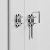 ETEKJOY Patio Sliding Door Loop Lock 2-3/8 Inch U-Shaped Latch