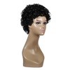 TOVINANNA Lace Front Wig Human Hair Short Curly Wig for
