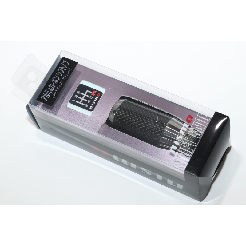 nismo C2865-1EA07 Shift Knob [Aluminum, Carbon & Aluminum Twilight Plating]