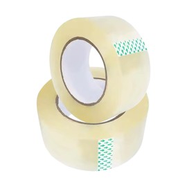 1ABOVE 2 Rolls Clear Tape for Packing 48mm x 66m |54 microns| Ideal as Clear Parcel Tape, Packaging Tape, Parcel Tape Strong Clear, Heavy Duty, Packing Tape for Moving House, Box Tape