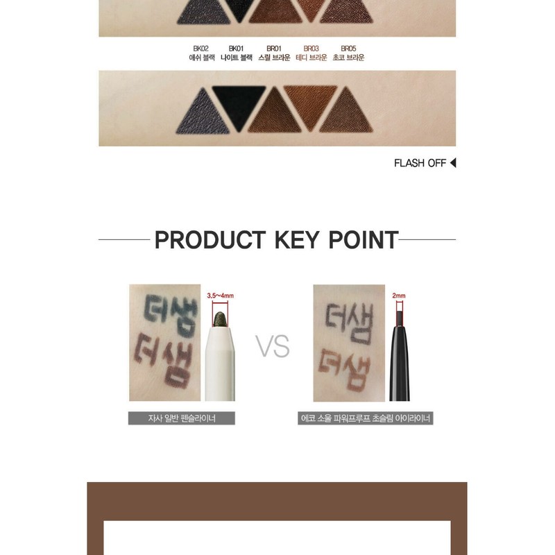 The Saem Eyeliner Eco Soul Power Proof Ultra Slim Daily
